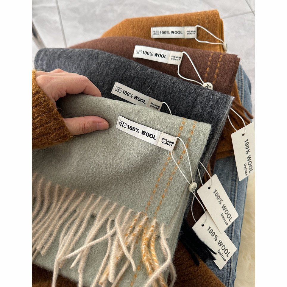 Elegant Good Quality 100% Wool - Muffler Men Wool 评论和价格