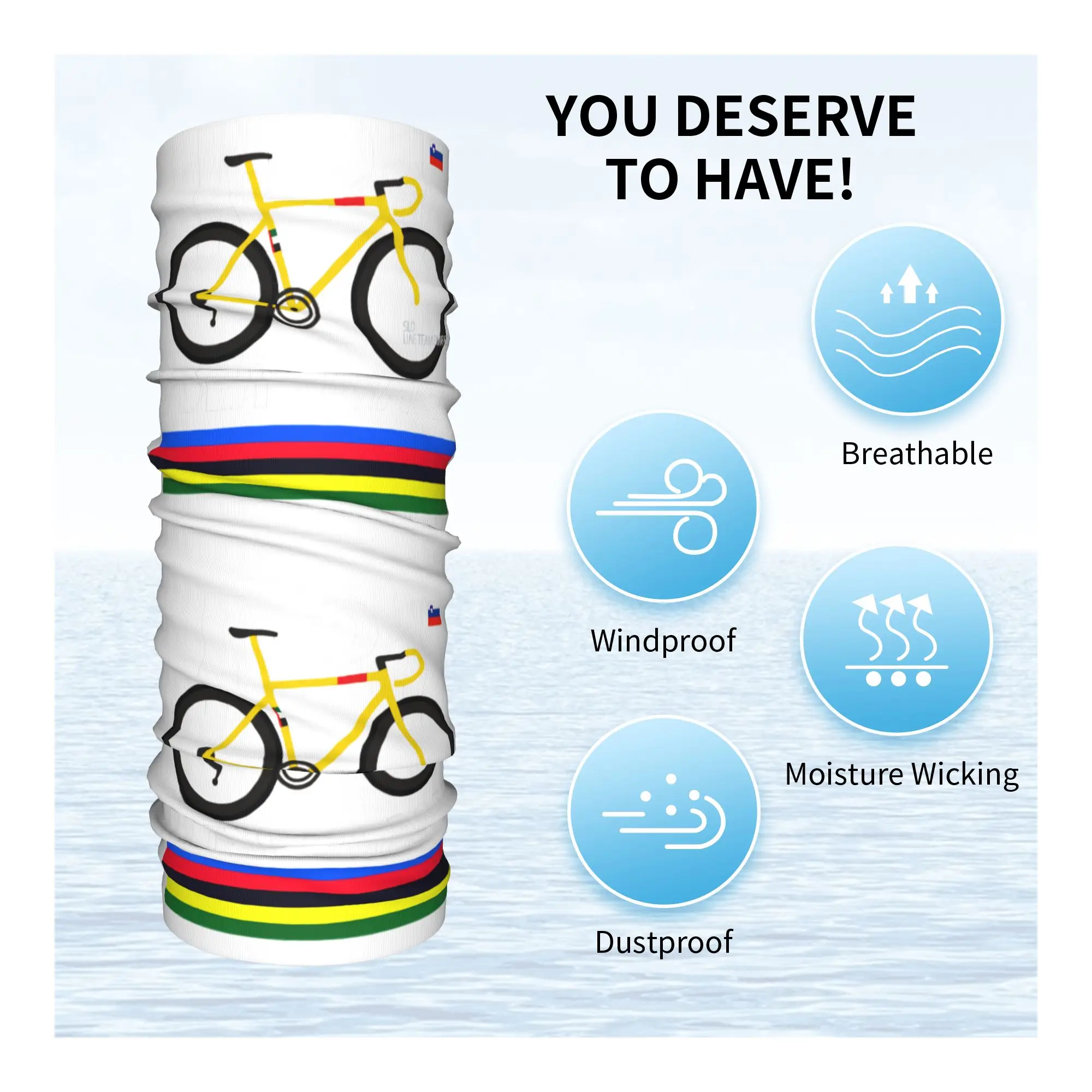 UAE Tadejs Cycling Racer Pogac - Neck Warmer Tube 评论和价格