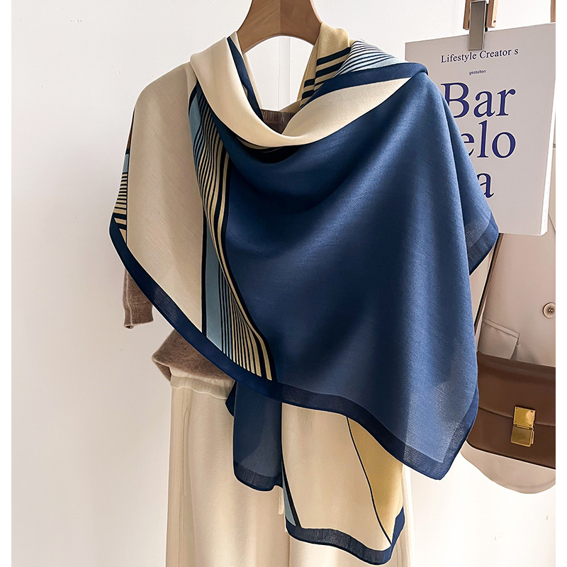 Luxury Brand Scarf  Wool Cotto - Pashmina Wrap Large 评论和价格