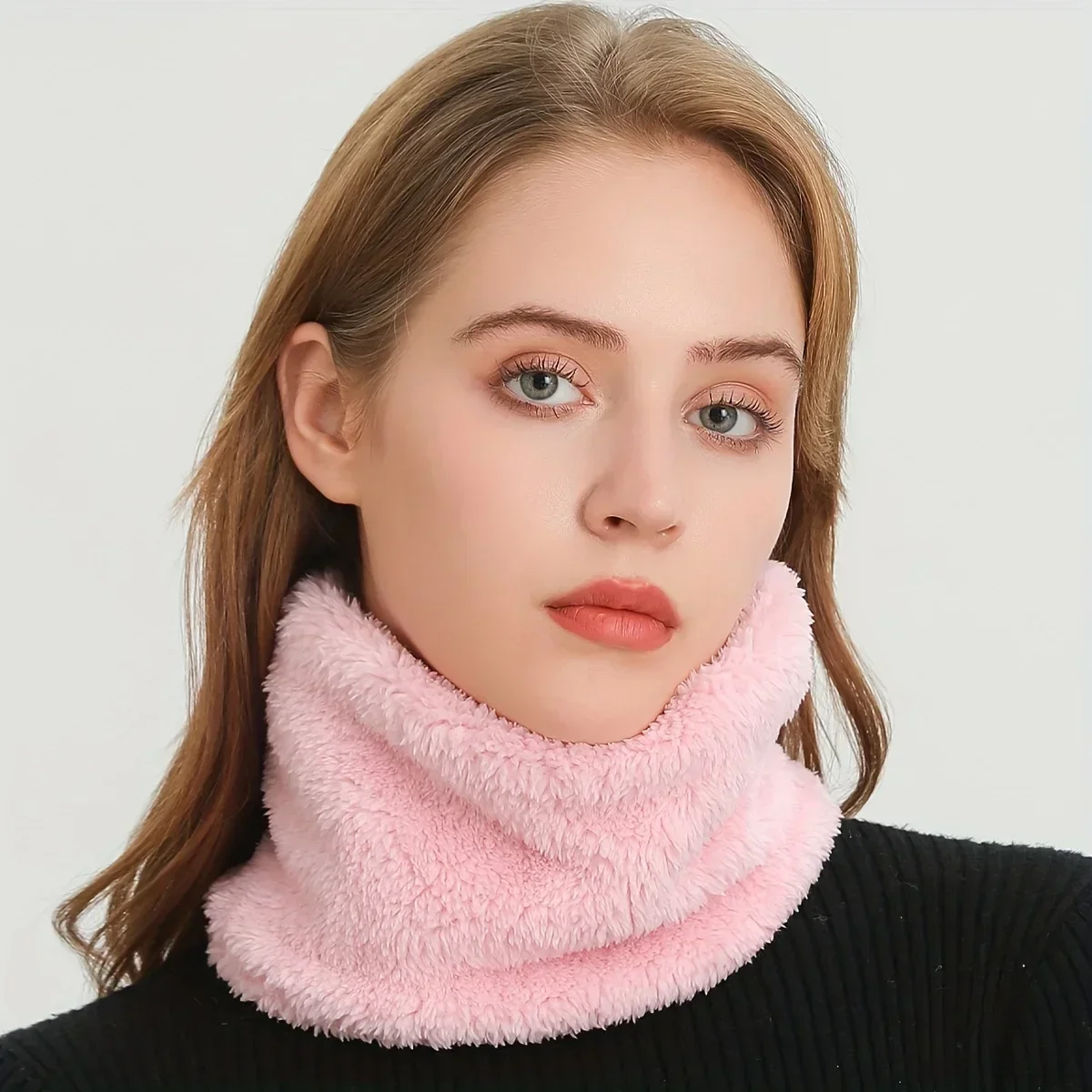 Windproof Plush Infinity Scarf - Infinity Scarf Knit 评论和价格