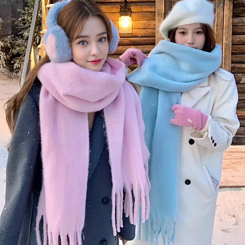 Winter Scarf for Women Cashmer - Woven Scarf Blanket 评论和价格