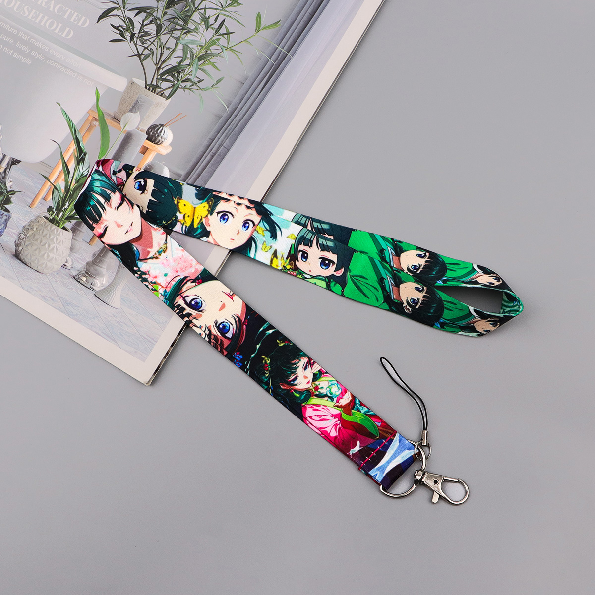 Cute Anime Girl Lanyard Neck S - Lanyard Badge Holder 评论和价格