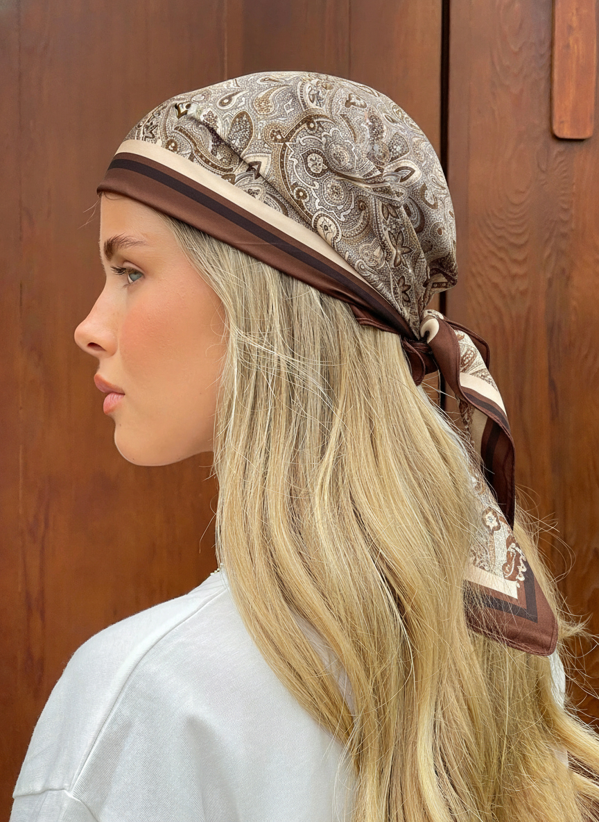 Luxury Spring Silk Scarf Women - Silk Tie Striped 评论和价格