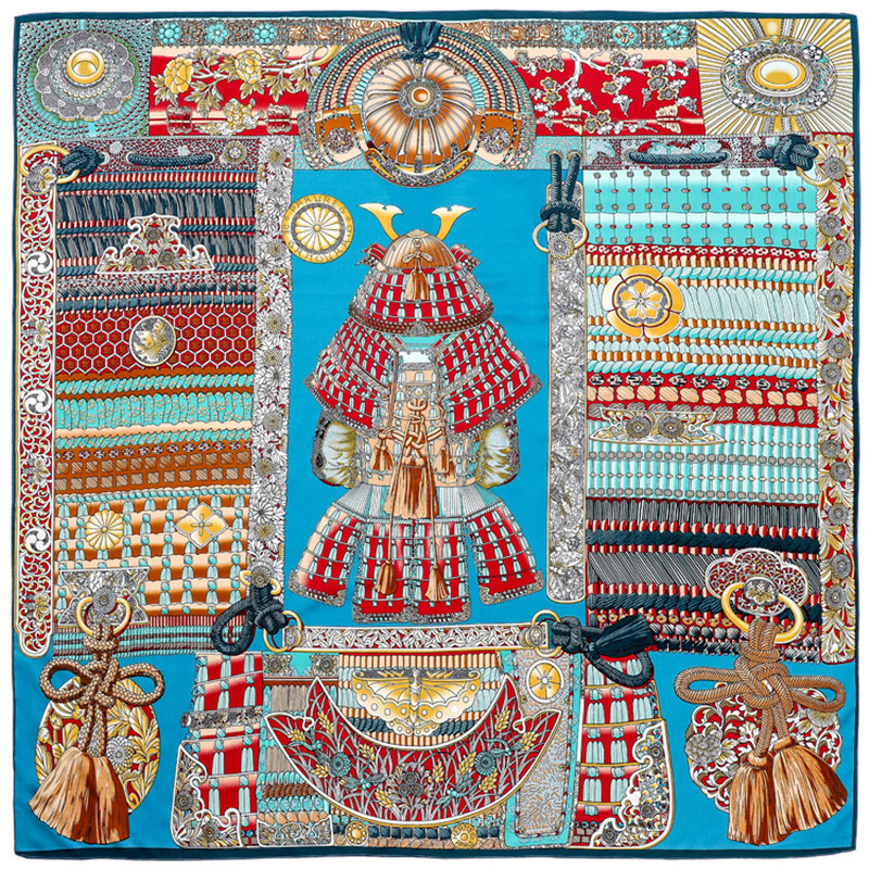 2024 New Design Court Armor Sc - Scarf Silk Square 评论和价格