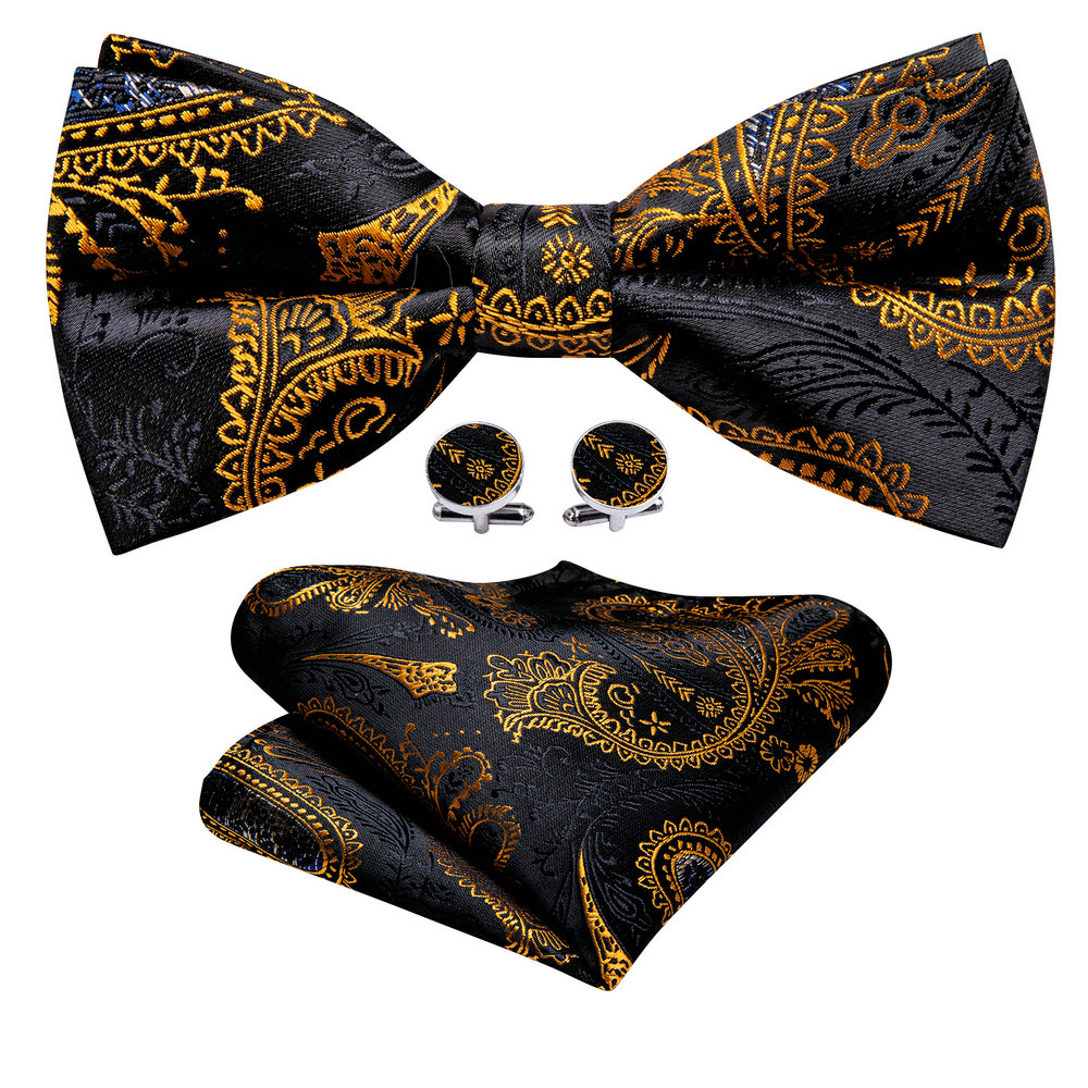 Barry.Wang Silk Mens Bow Tie B - Bow Tie Pre Tied 评论和价格