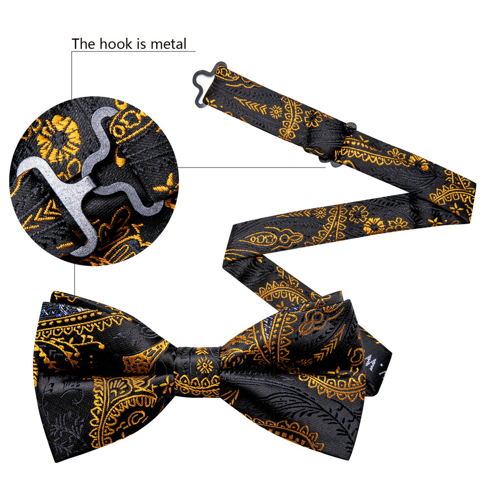 Barry.Wang Silk Mens Bow Tie B - Bow Tie Pre Tied 评论和价格