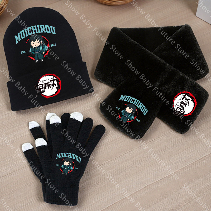 Boys Winter Scarf Knitted Hats - Infinity Scarf Knit 评论和价格