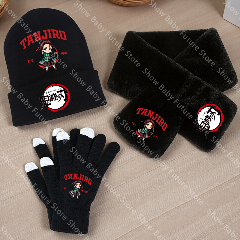 Boys Winter Scarf Knitted Hats - Infinity Scarf Knit 评论和价格