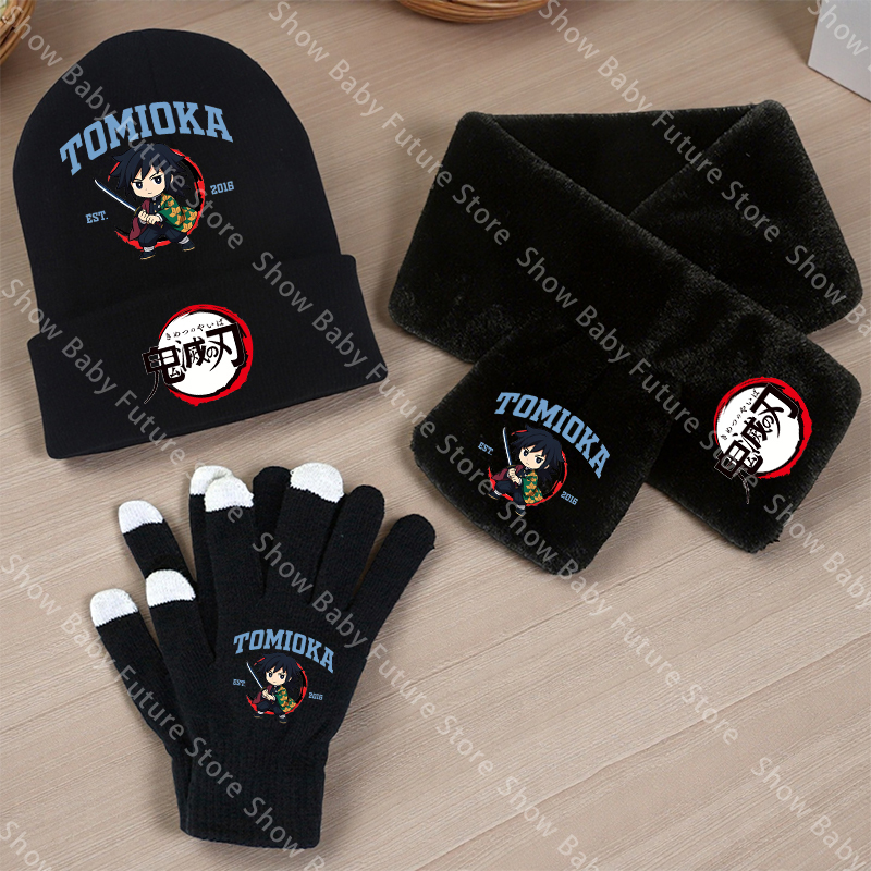 Boys Winter Scarf Knitted Hats - Infinity Scarf Knit 评论和价格