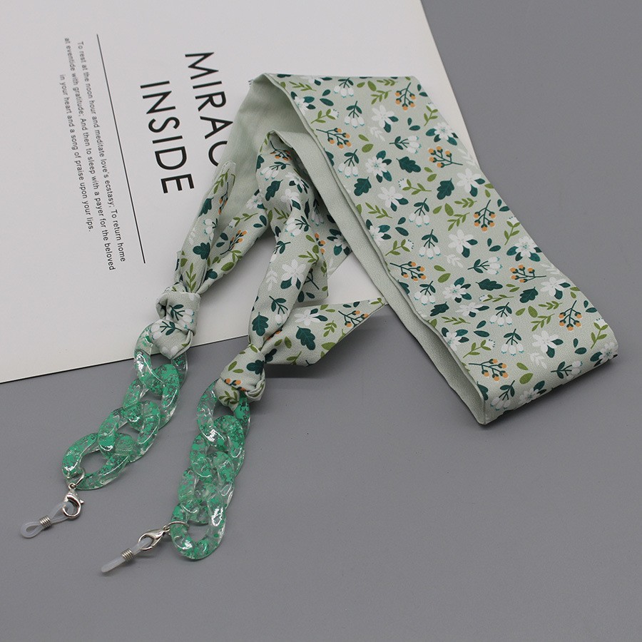 Bohemia Print Silk Scarf Glass - Silk Neck Scarf 评论和价格