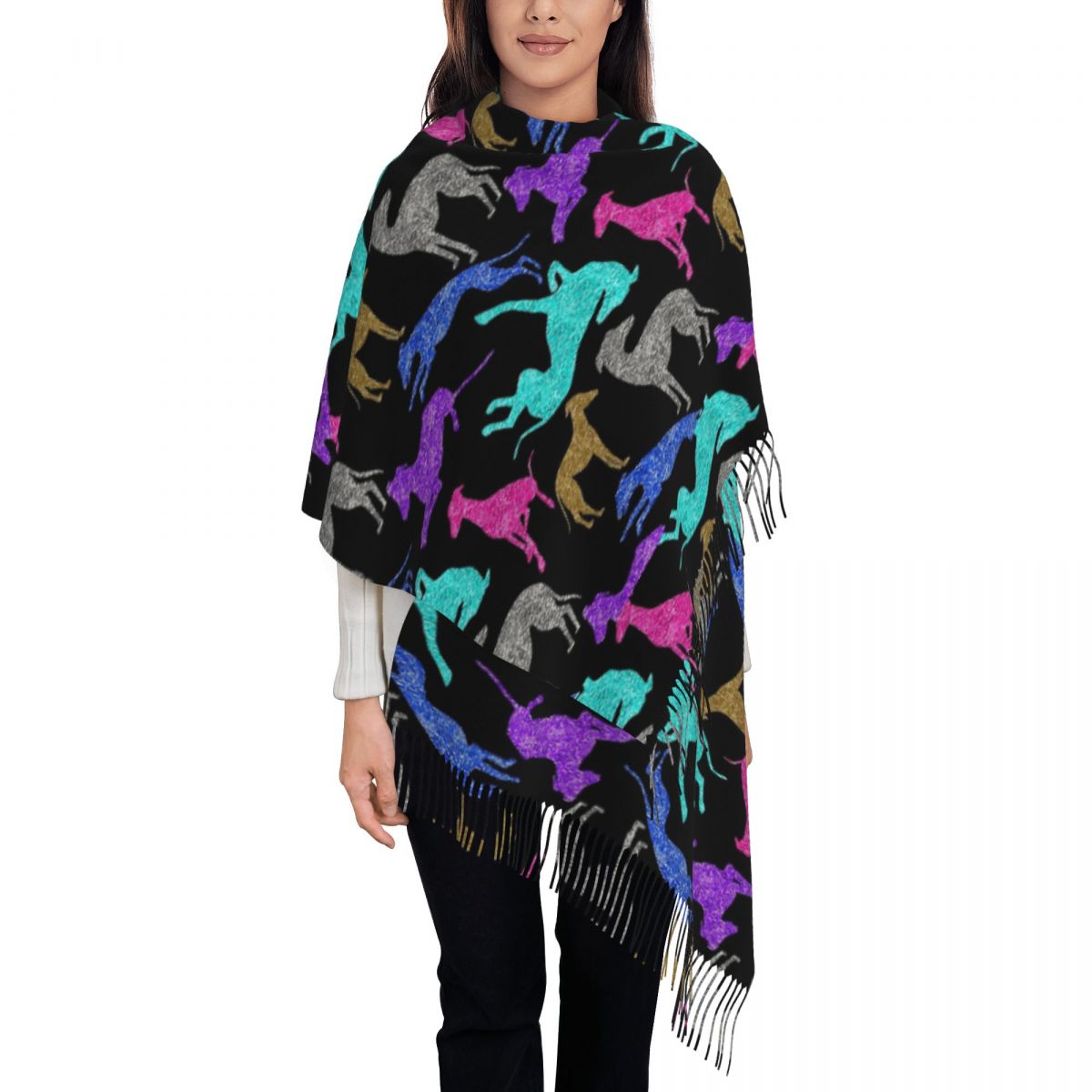 Greyt Greyhound Combo Scarf Wa - Pashmina Wrap Large 评论和价格