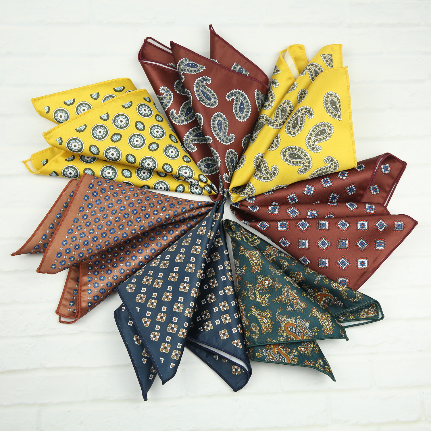 2026 Oversized Silky Pocket Sq - Pocket Square Set 评论和价格