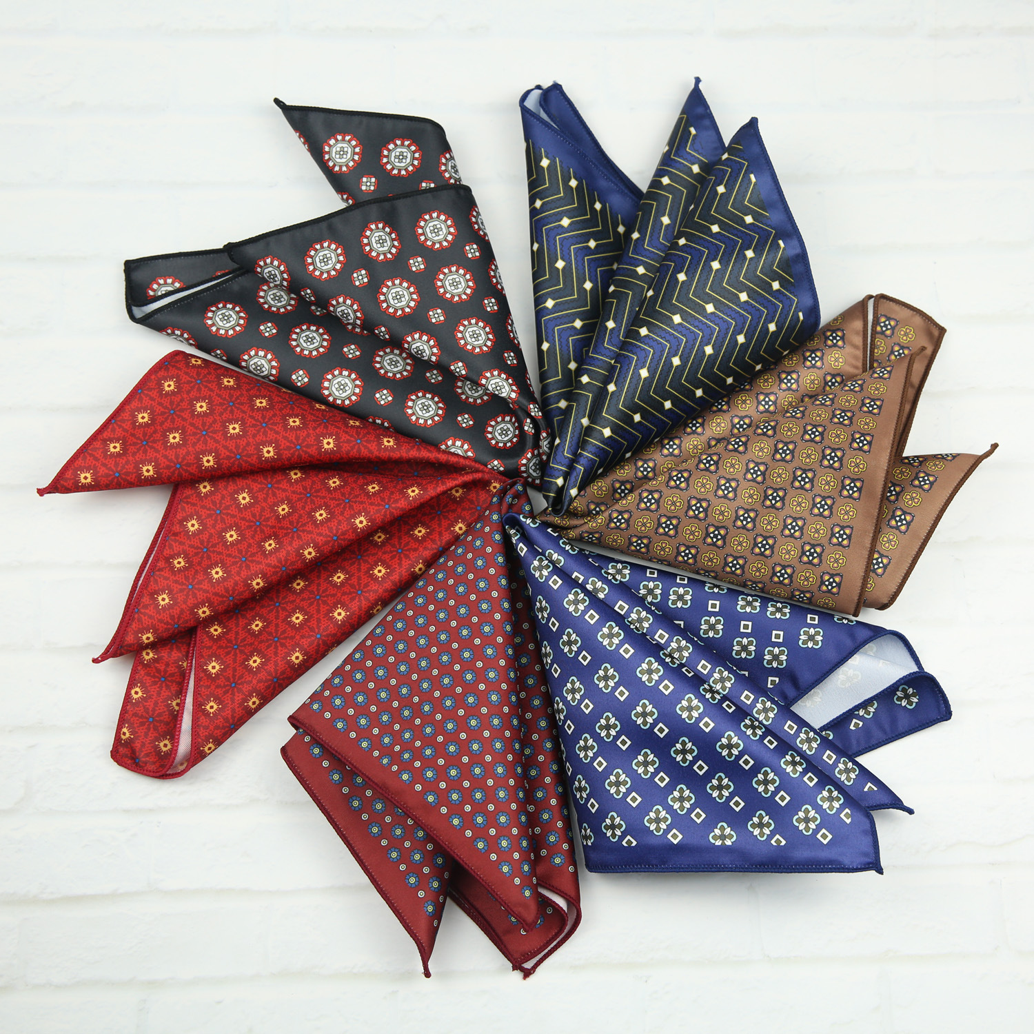 2026 Oversized Silky Pocket Sq - Pocket Square Set 评论和价格