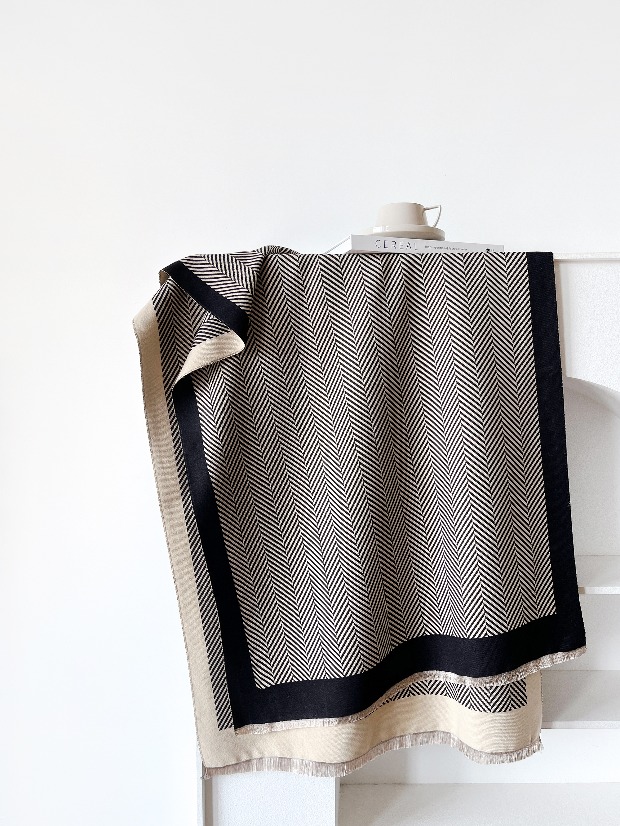 2024 Winter Women Cashmere Sca - Woven Scarf Blanket 评论和价格