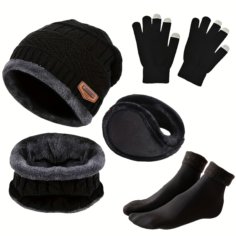 Men's winter hat, outdoor wint - Muffler Men Wool 评论和价格