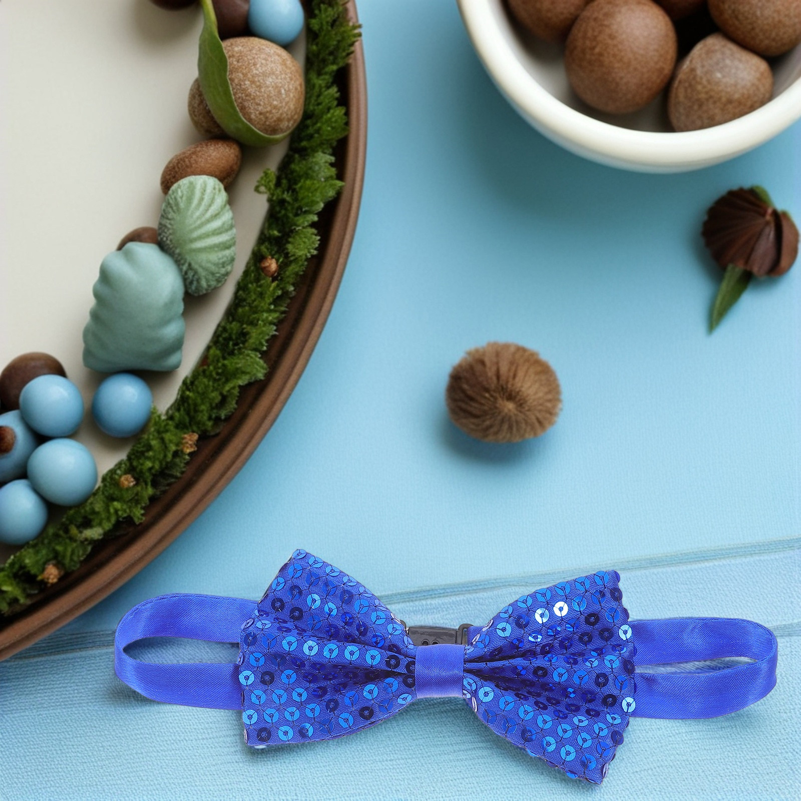 5Pcs Children's Sequin Bow Tie - Bow Tie Pre Tied 评论和价格