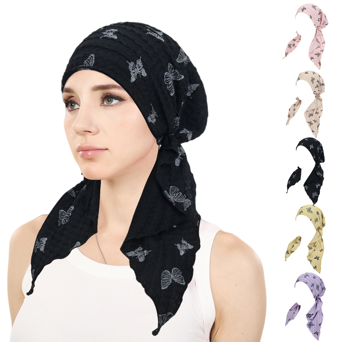 Women Muslim Hijab Caps Wrap H - Head Wrap Turban 评论和价格