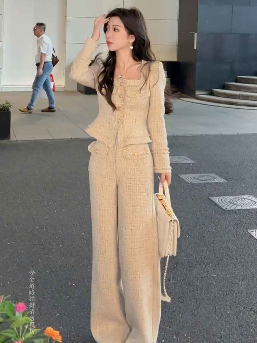 2024 Winter Women's Fashion an - Pocket Square Set 评论和价格