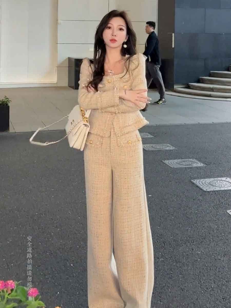 2024 Winter Women's Fashion an - Pocket Square Set 评论和价格