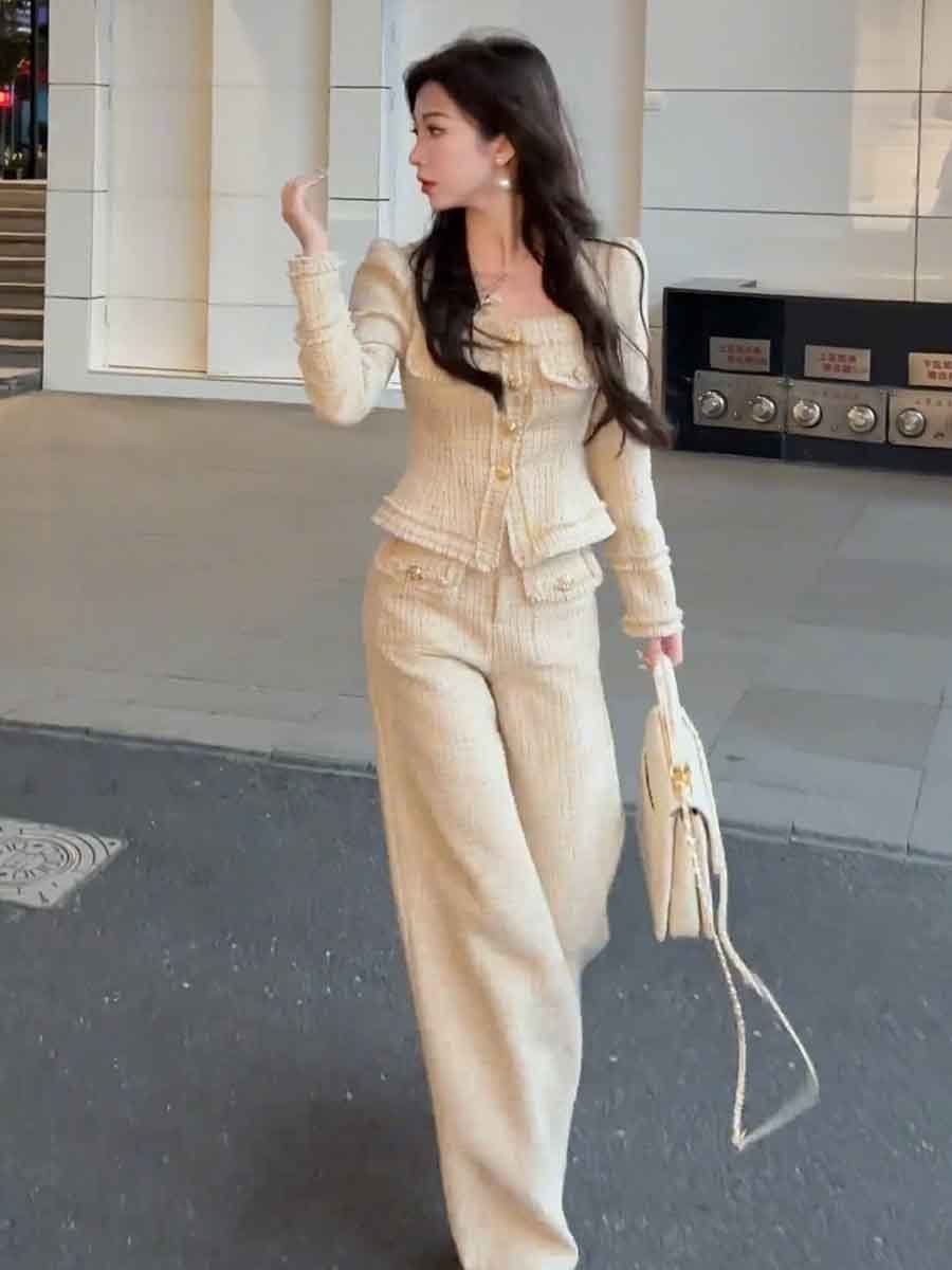 2024 Winter Women's Fashion an - Pocket Square Set 评论和价格
