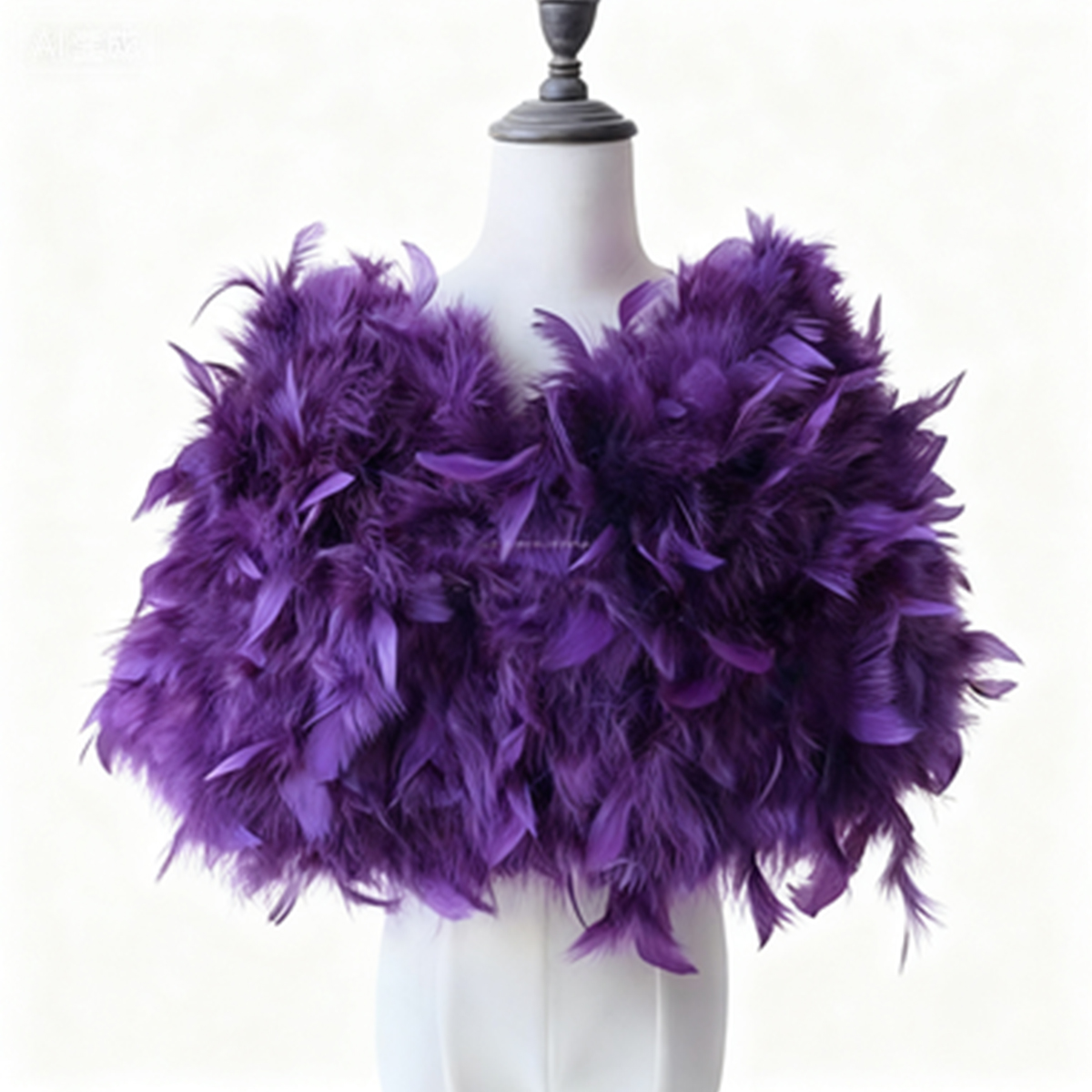 New Ostrich Feather Women's Ca - Stole Wedding Shawl 评论和价格