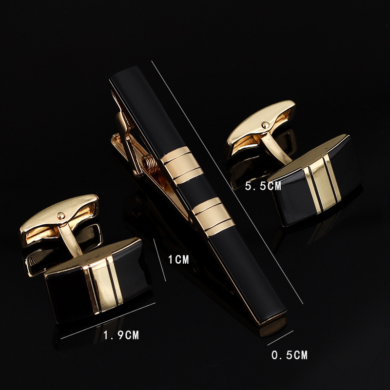 Mens Ties Clip Cufflinks Set S - Tie Bar Set Gift 评论和价格