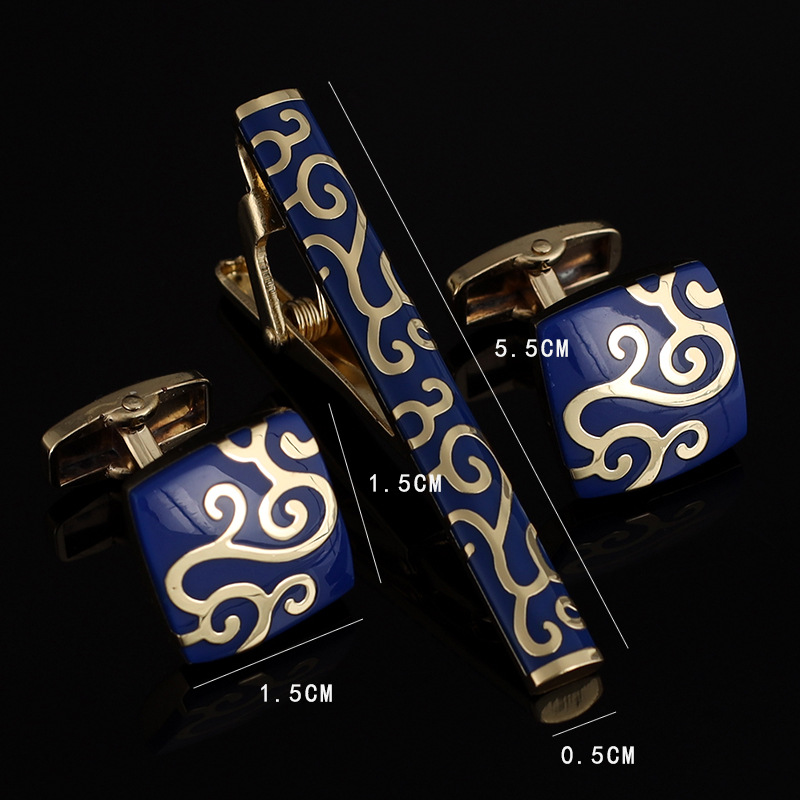 Mens Ties Clip Cufflinks Set S - Tie Bar Set Gift 评论和价格