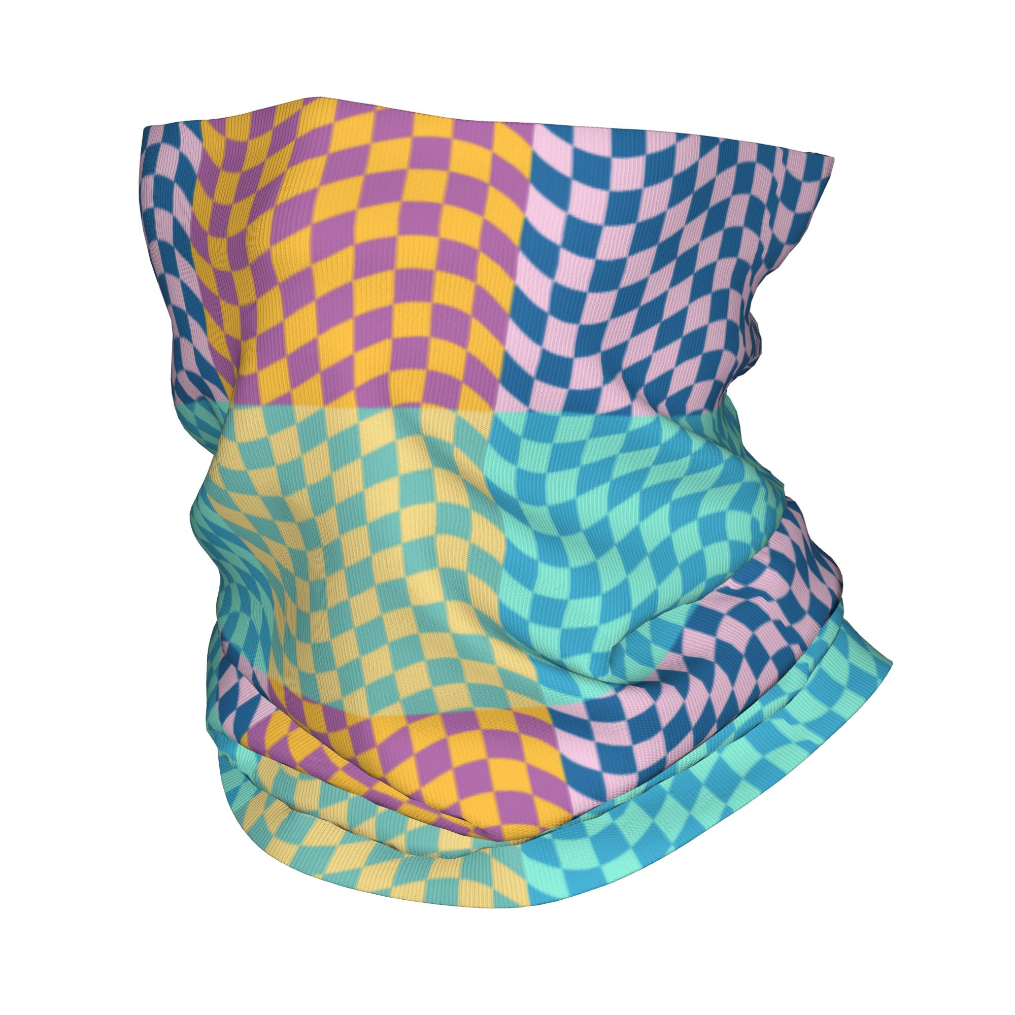 Custom Colored Checkered Banda - Neck Warmer Tube 评论和价格