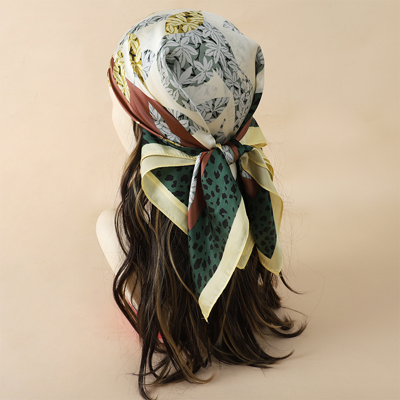 70x70cm Women Scarf Silk Feeli - Scarf Silk Square 评论和价格