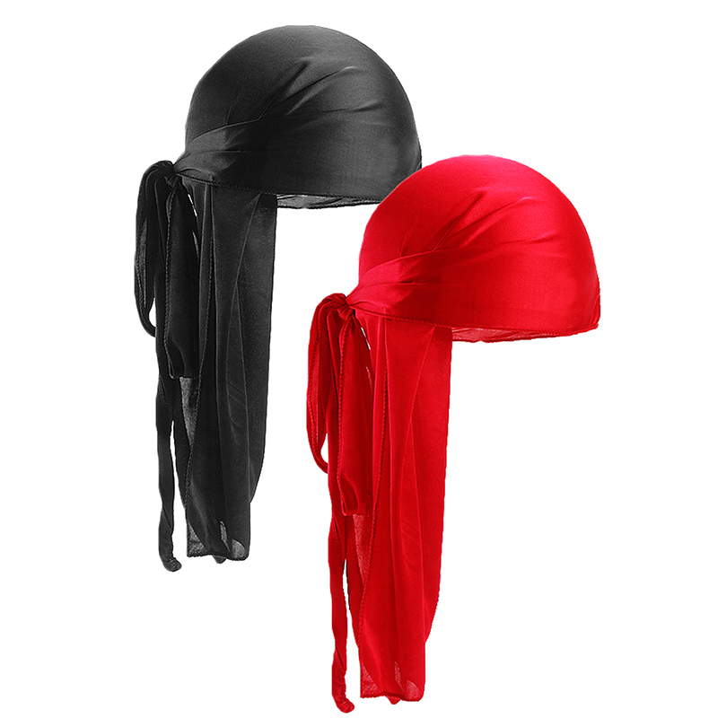 2 pcs Silky Satin Durags for M - Bandana Doo Rag 评论和价格