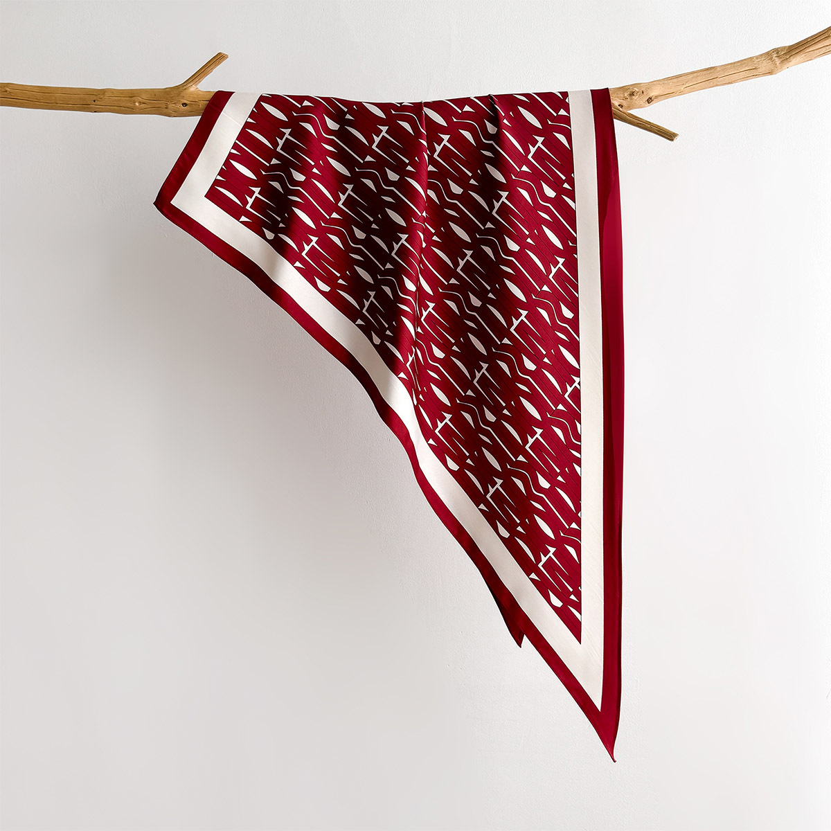 Spring Printed Square Scarf Fo - Scarf Silk Square 评论和价格
