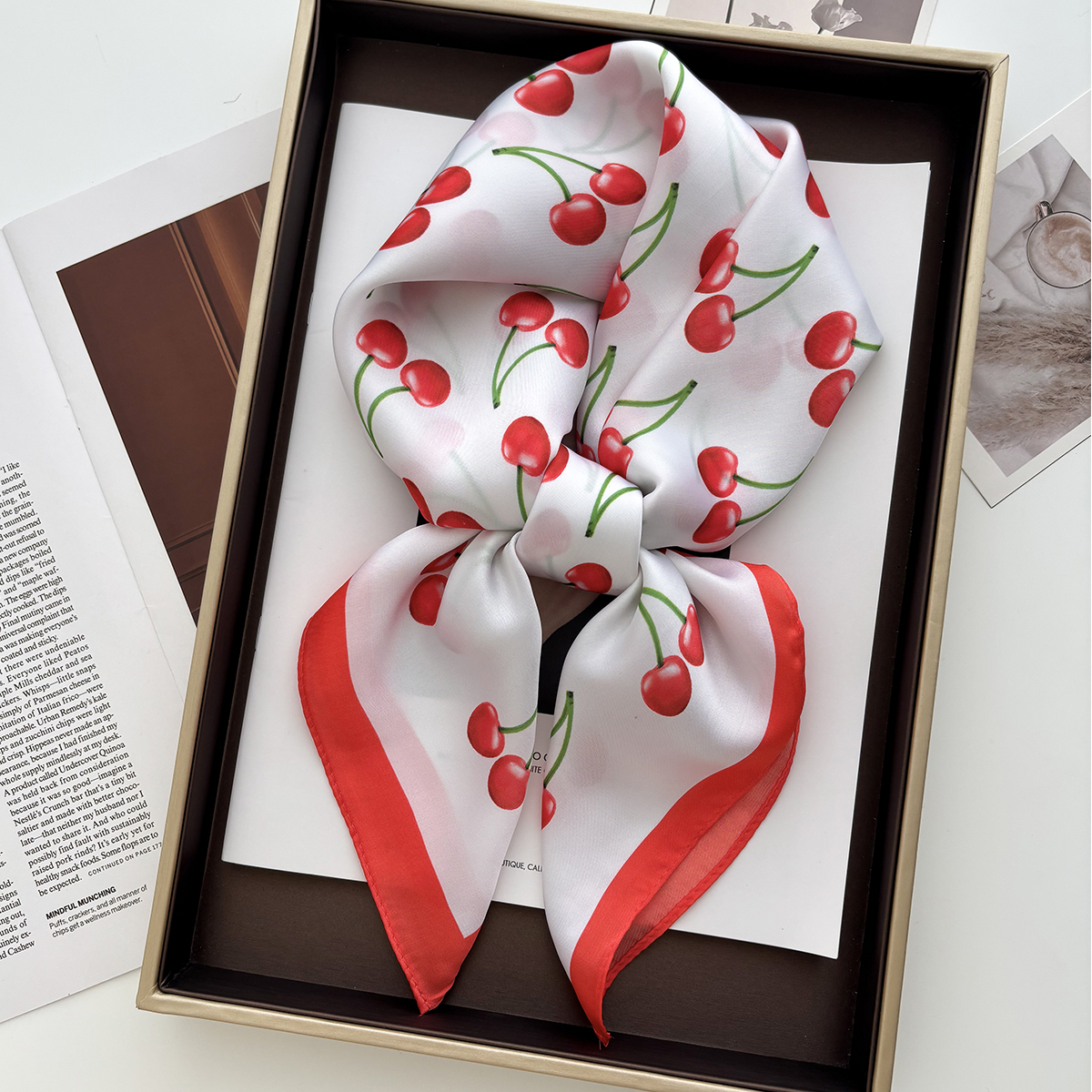 1pcs Summer Bright Color Oil P - Ascot Neck Scarf 评论和价格
