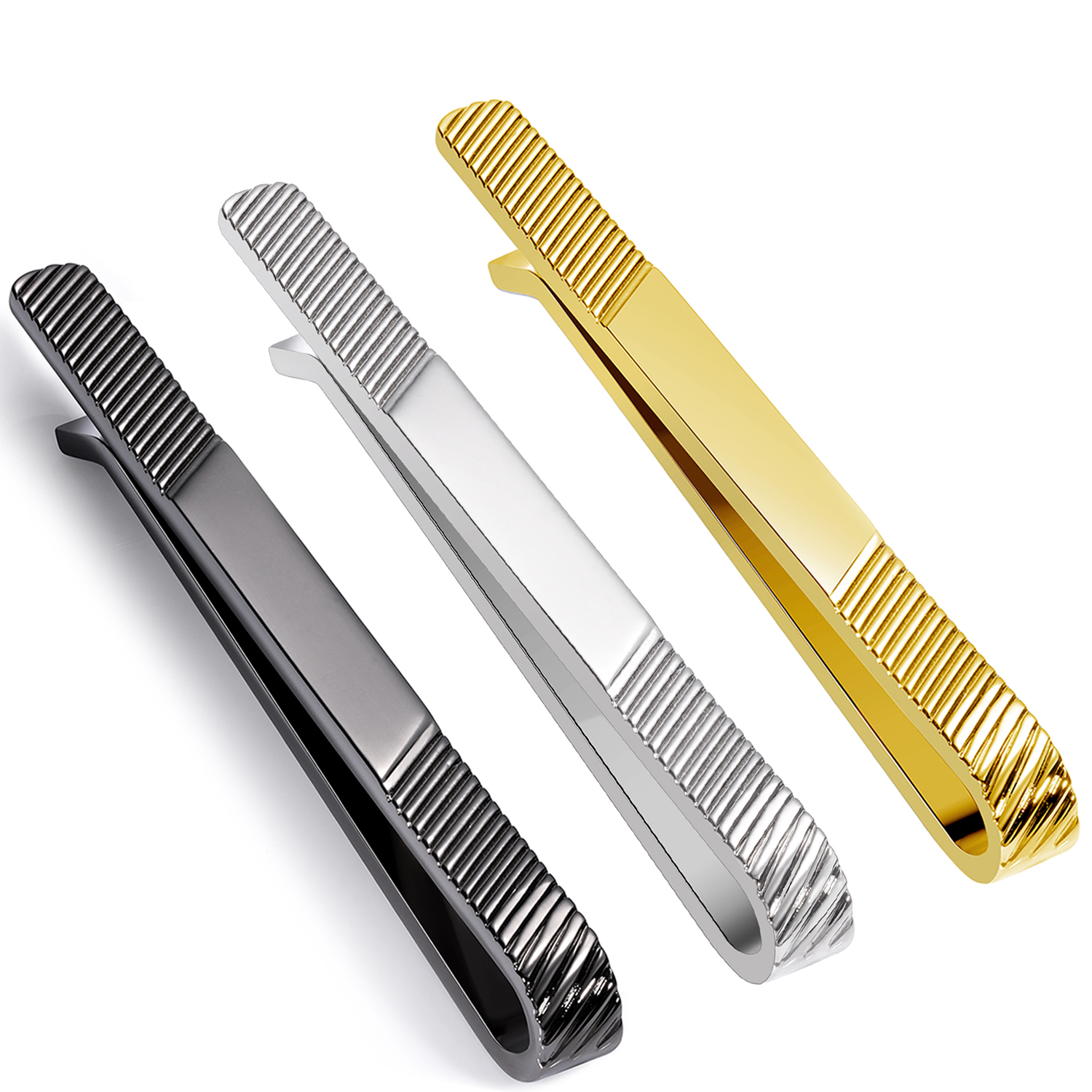 TAIGRAMA 2.5 inch Tie Clip for - Tie Bar Set Gift 评论和价格