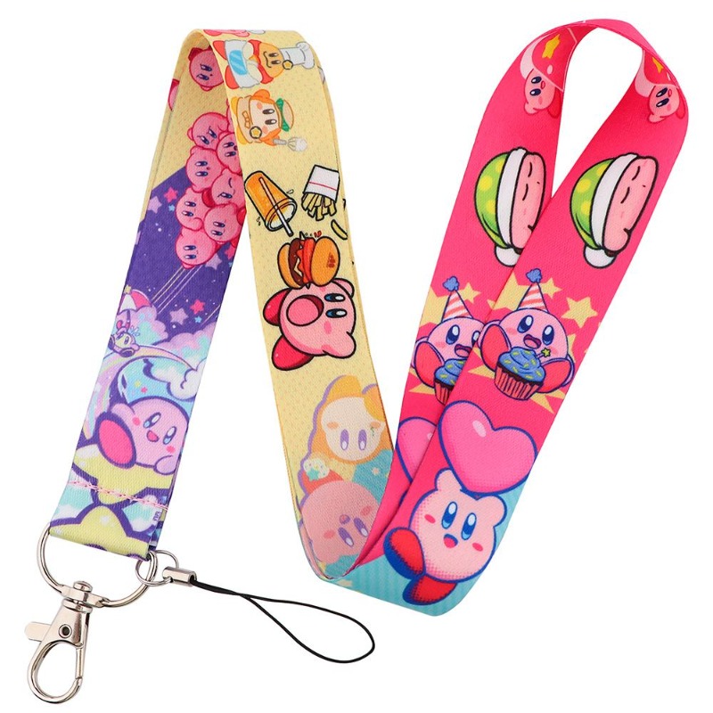 Hot Cute Kirby Lanyard Colorfu - Lanyard Badge Holder 评论和价格