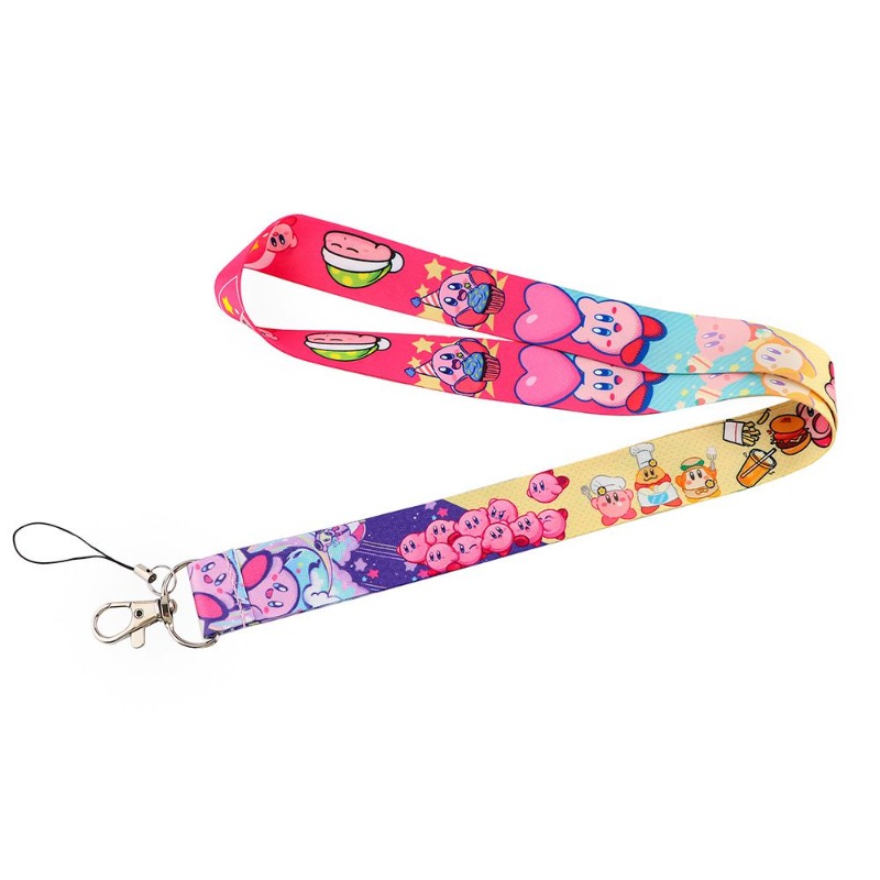 Hot Cute Kirby Lanyard Colorfu - Lanyard Badge Holder 评论和价格