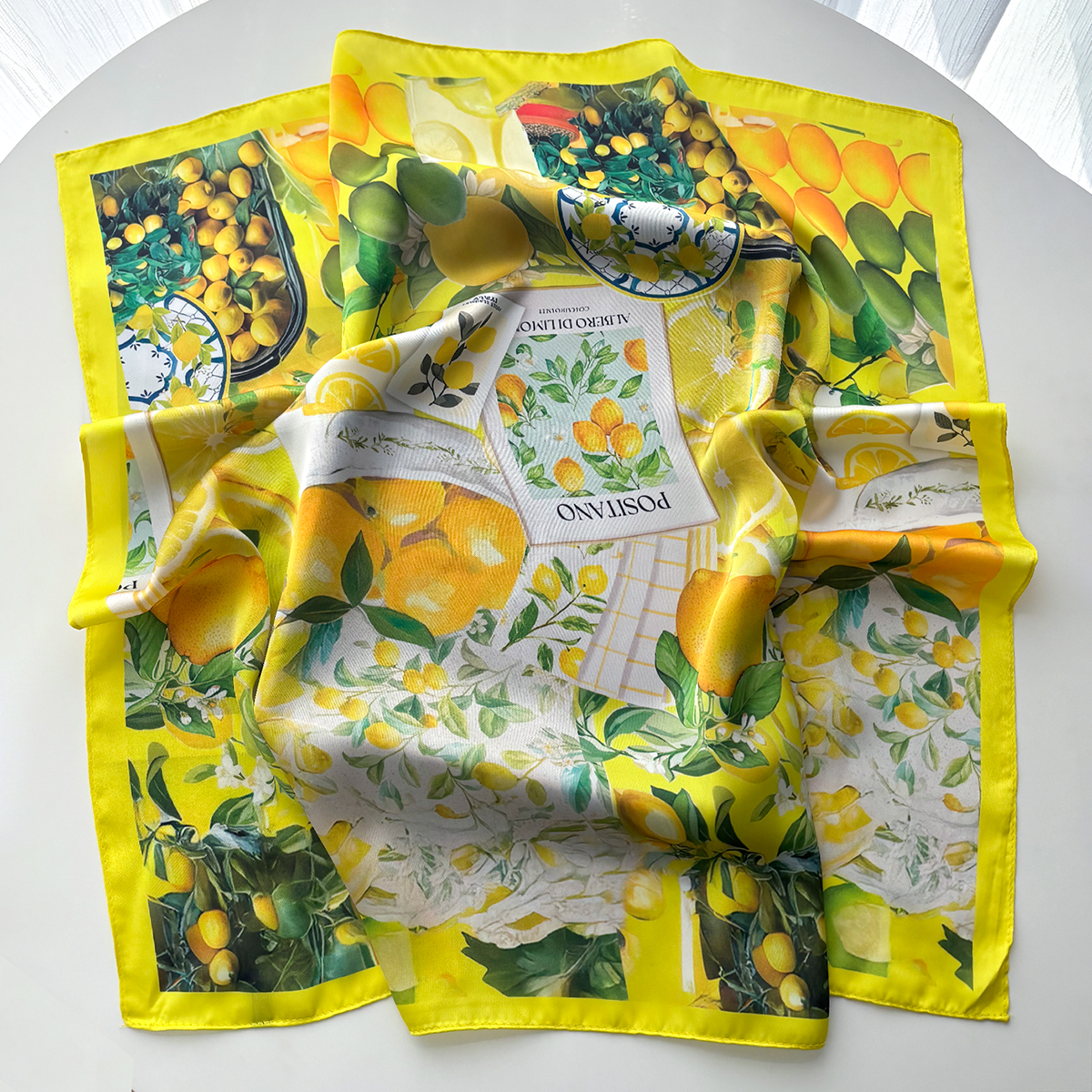 Luxury Floral Square Scarf Sof - Scarf Silk Square 评论和价格