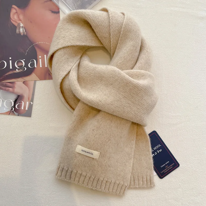 High Quality 100% Wool Scarf M - Muffler Men Wool 评论和价格