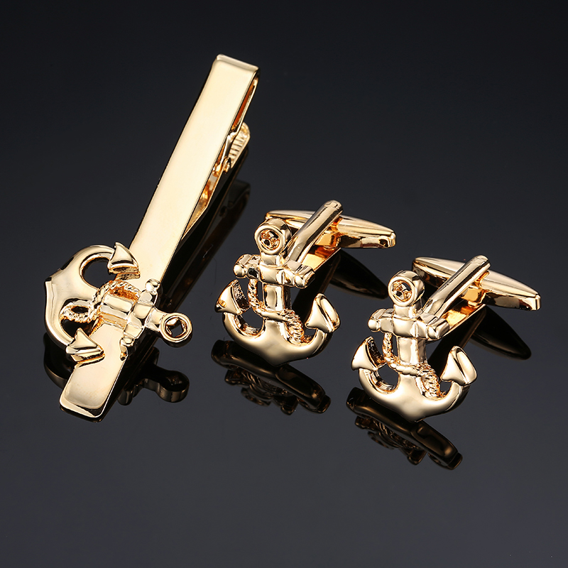 High Quality Cuff links neckti - Tie Bar Set Gift 评论和价格