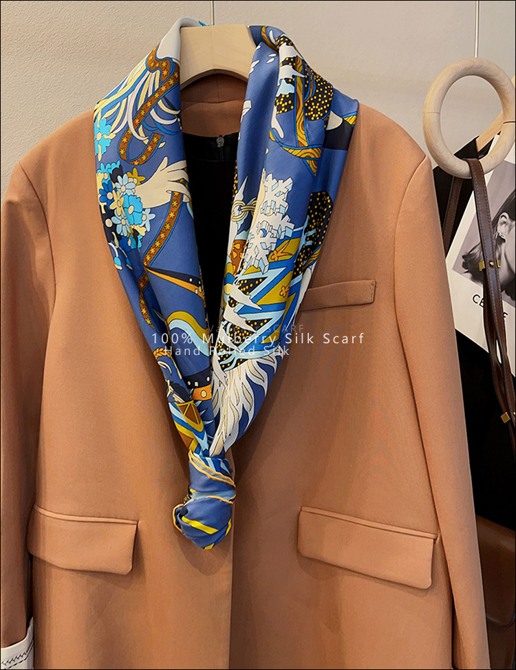 135CM 135CM Mulberry Silk Larg - Scarf Silk Square 评论和价格