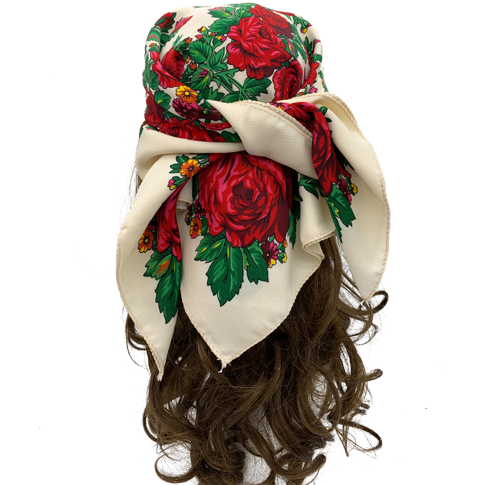 70*70cm Russian Square Scarf W - Bandana Cotton 评论和价格