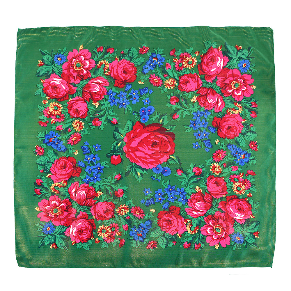 110*110cm Golden Silvery Wire  - Bandana Cotton 评论和价格