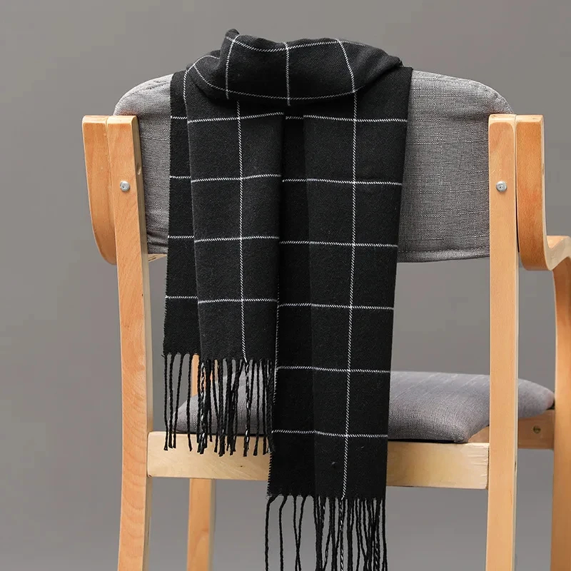 2024 New Winter Men Scarf Keep - Muffler Men Wool 评论和价格
