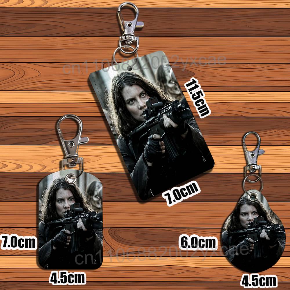 Negan Maggie Walking Dead Leat - Lanyard Badge Holder 评论和价格