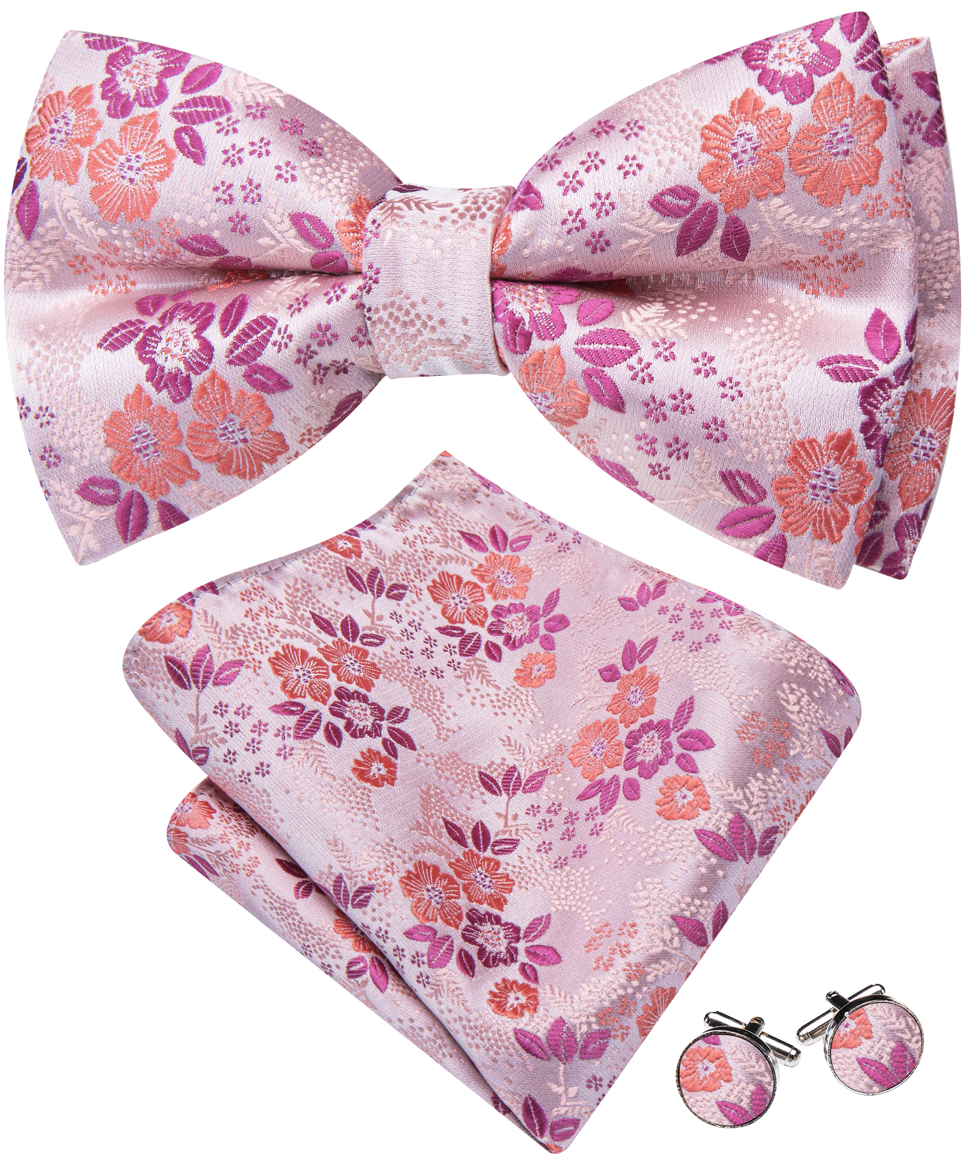 Barry Wang Jacquard Mens Bow T - Bow Tie Pre Tied 评论和价格