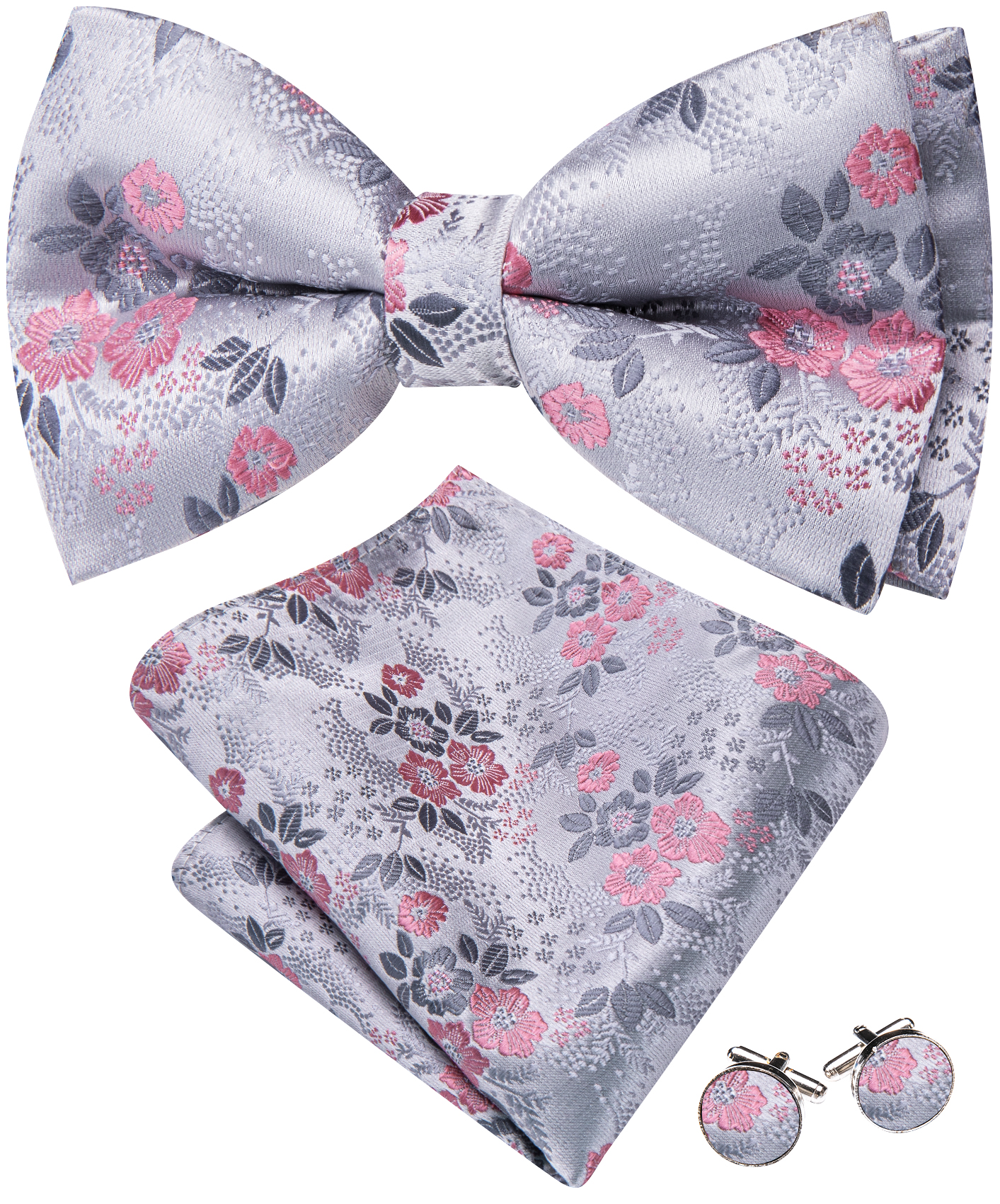 Barry Wang Jacquard Mens Bow T - Bow Tie Pre Tied 评论和价格