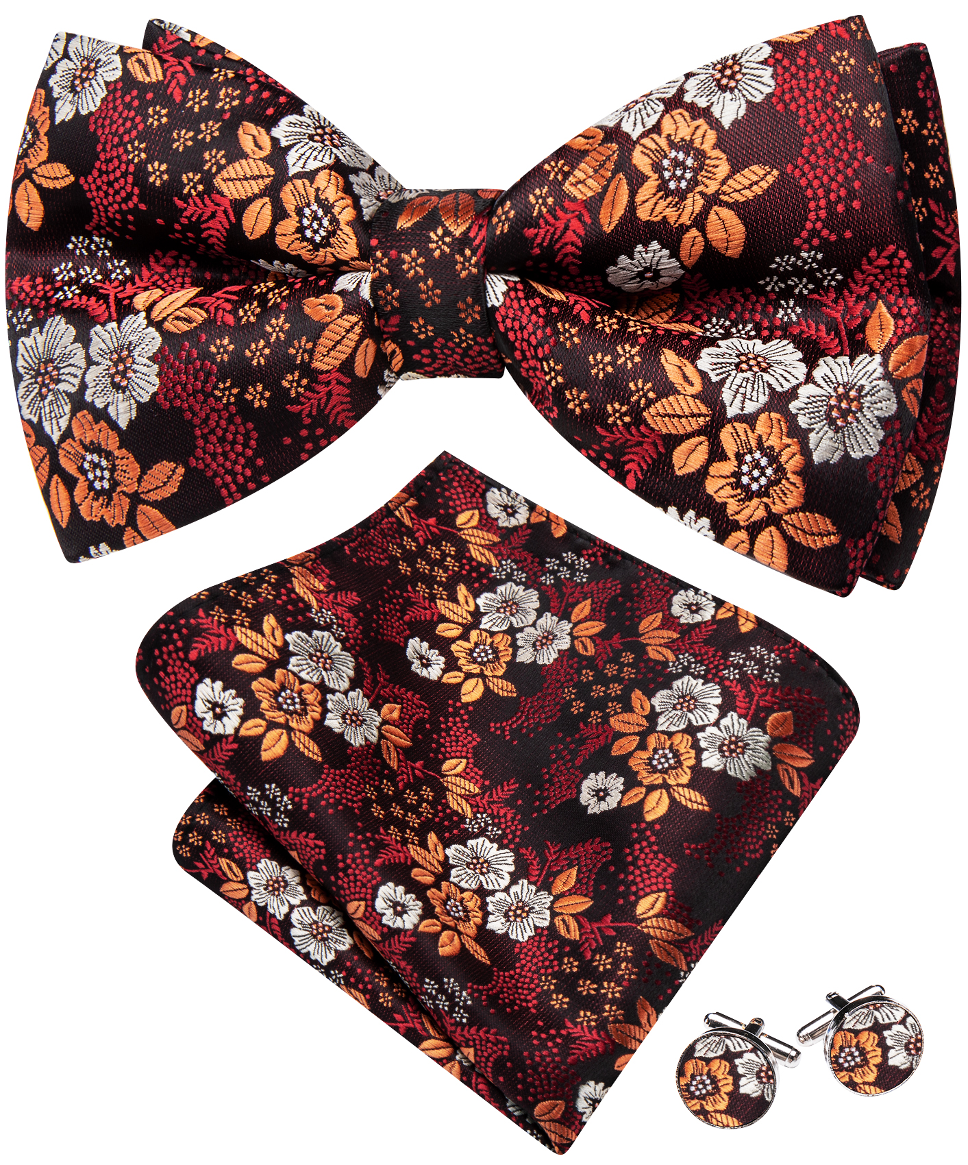 Barry Wang Jacquard Mens Bow T - Bow Tie Pre Tied 评论和价格