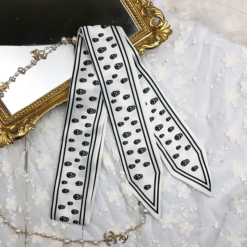 115cm Tied bag Handle silk sca - Silk Tie Striped 评论和价格