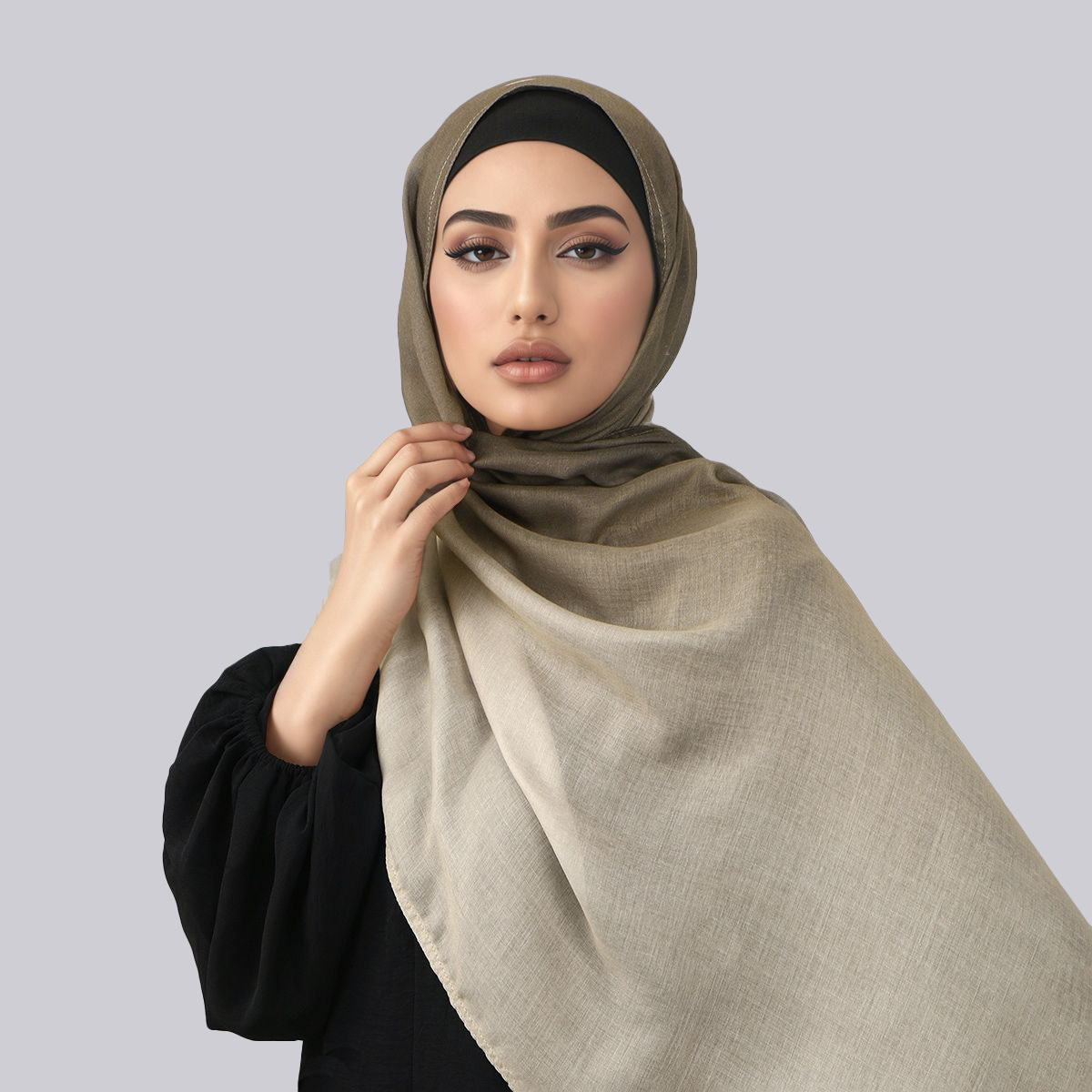 Women Gradient Cotton Rayon Hi - Head Wrap Turban 评论和价格