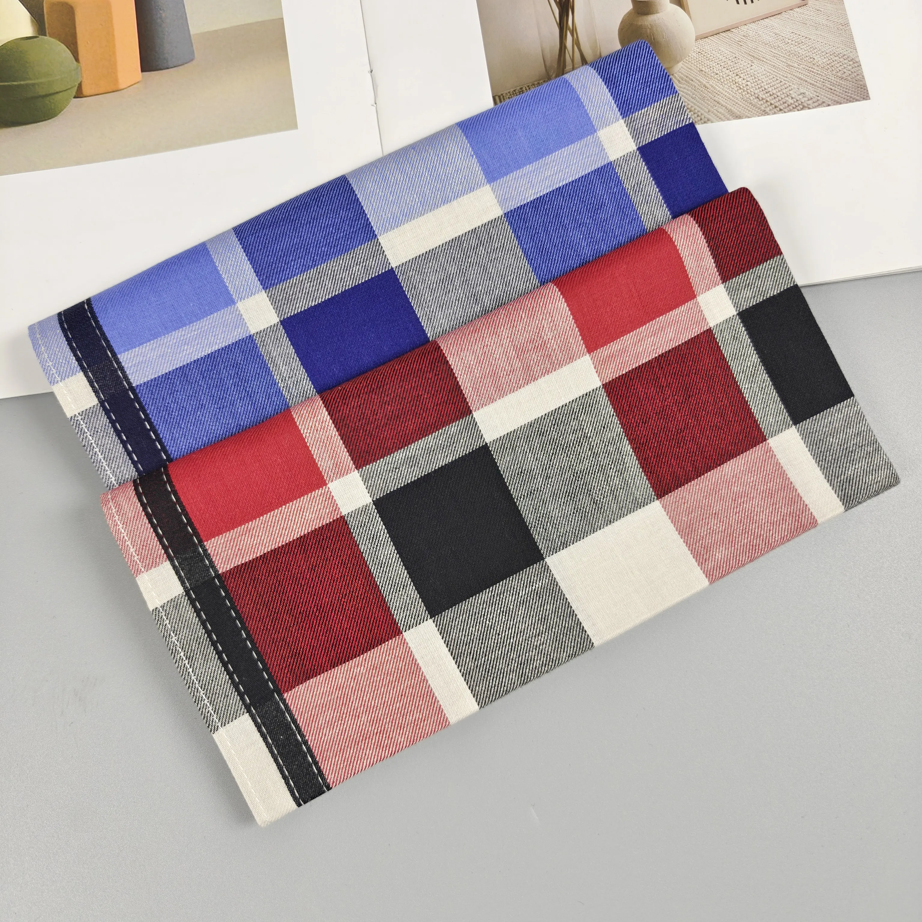 44.5cm/17.5in fashion new cott - Handkerchief Cotton Men 评论和价格